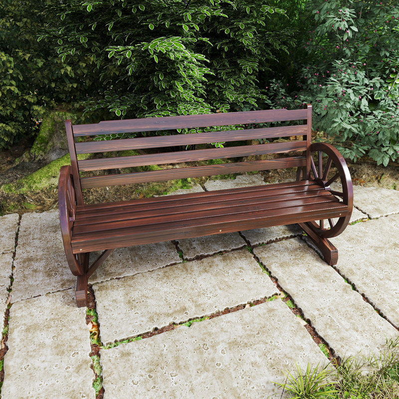 Banc d'extérieur en bois Millwood Pines