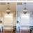 6-Light Farmhouse Rustic Wood Chandelier