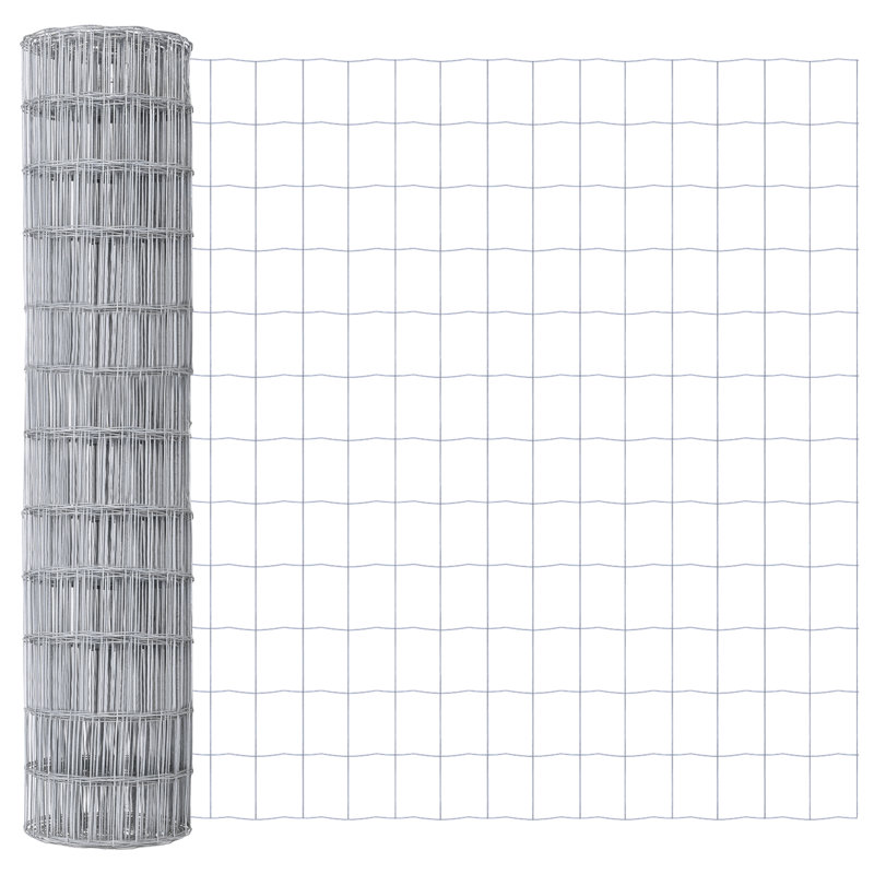 Border Fencing, Silver, 120 x 1000 x 0.2 cm