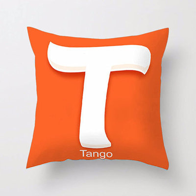 Caolan White Square Cushion Cover