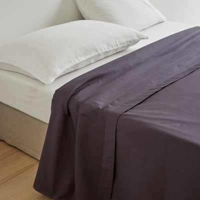 Hebb Satin Flat Sheet