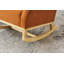 Chaise berçante à haut dossier pour chambre de bébé, siège rembourré confortable en tissu berçant, fauteuil à haut dossier moderne