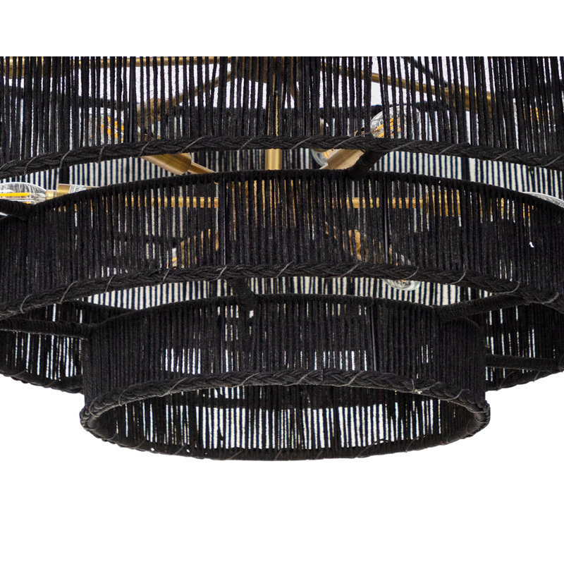 Lumina Chandelier, Black