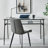 Latonnia Glass Top Metal Base Writing Desk-647189820