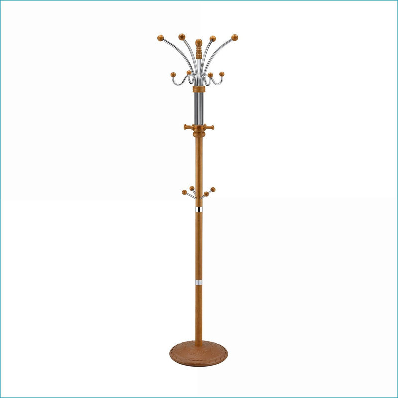 Coat Rack Hall Tree with Storage Bench &amp; Shoe Organizer, White | MDF | White