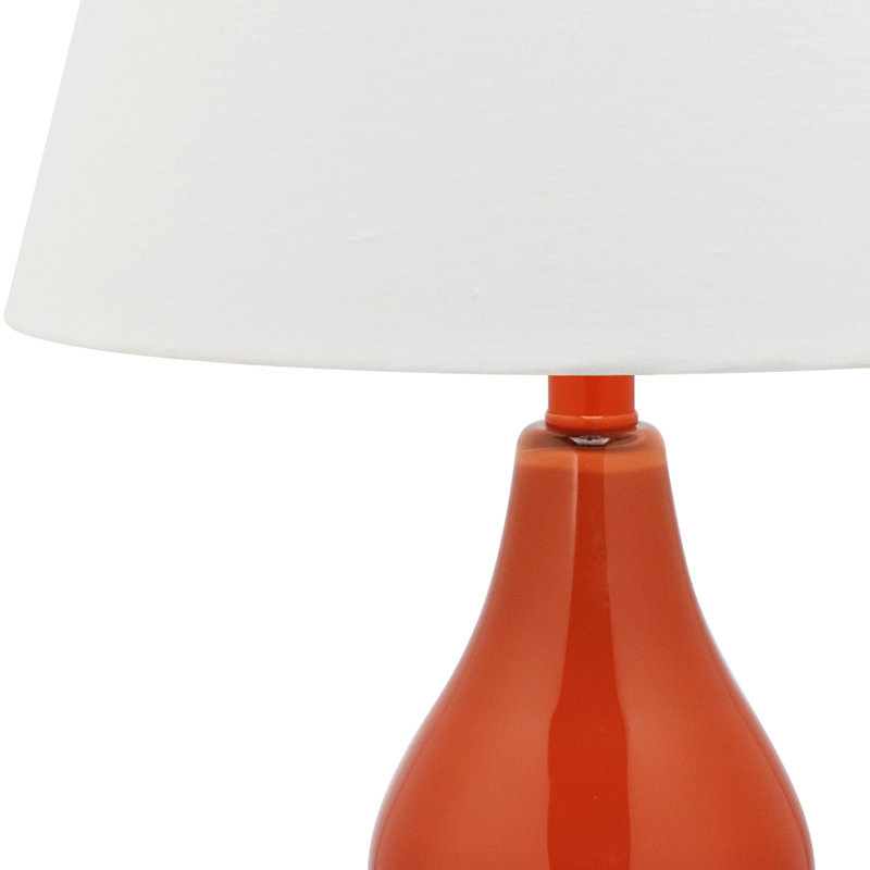 Moriarty Ceramic Table Lamp, Blood Orange