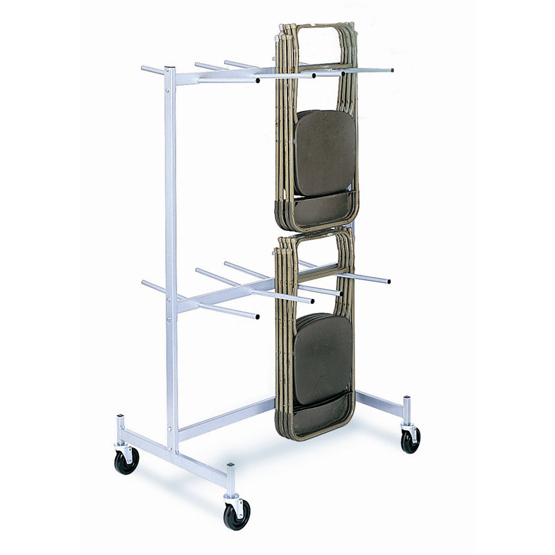 Chariot de siège pliant de taille compacte suspendue 1000 lb capacité