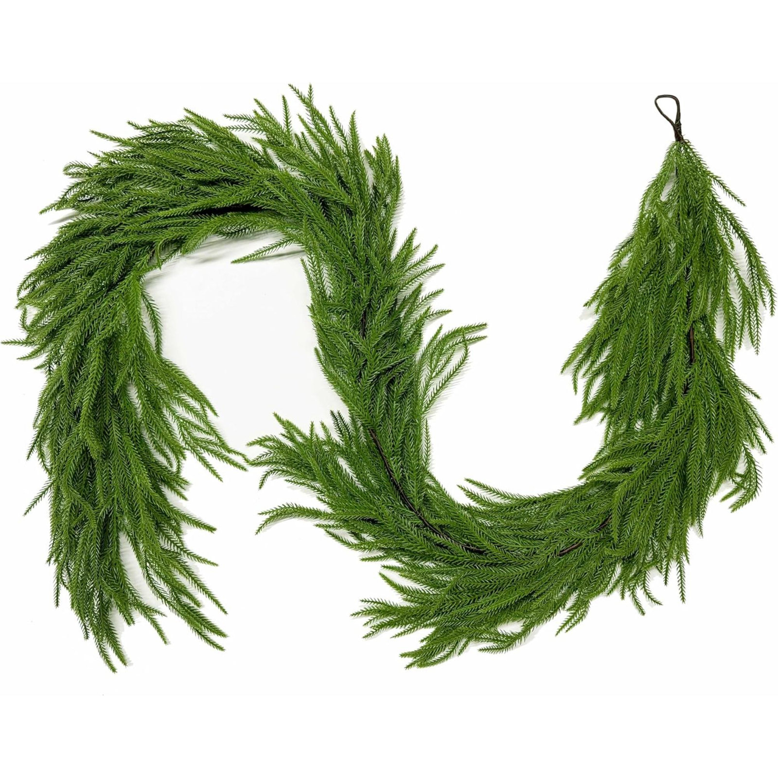 Pre-Lit Norfolk Pine Christmas Garland, 9'