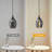 1 - Light Smoke Gray Glass Single Pendant Light-199910301-199910299