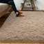 Solid Colour Shag Area Rug-128300525