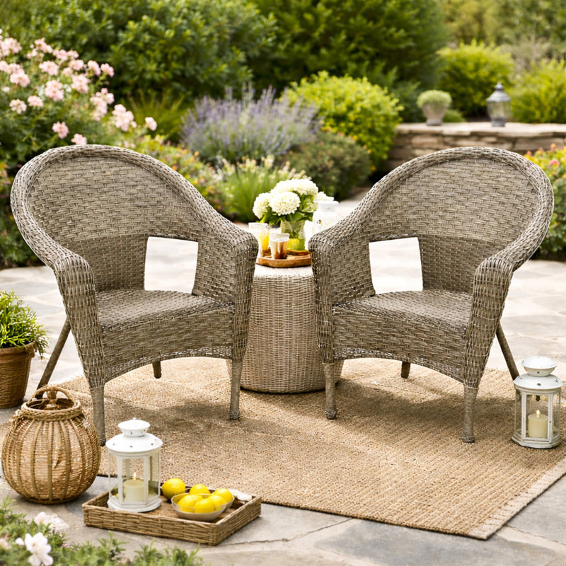 Chaise de patio Kentwood, Gris
