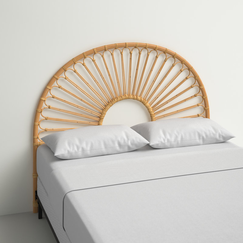 Estero Wicker/Rattan Open-Frame Headboard, Full/Double