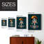 «Bright Day of the Dead II», reproduction encadrée - bois massif-926638336-926638341