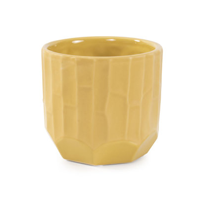 Golden Bee Ceramic Cache Pot- Short