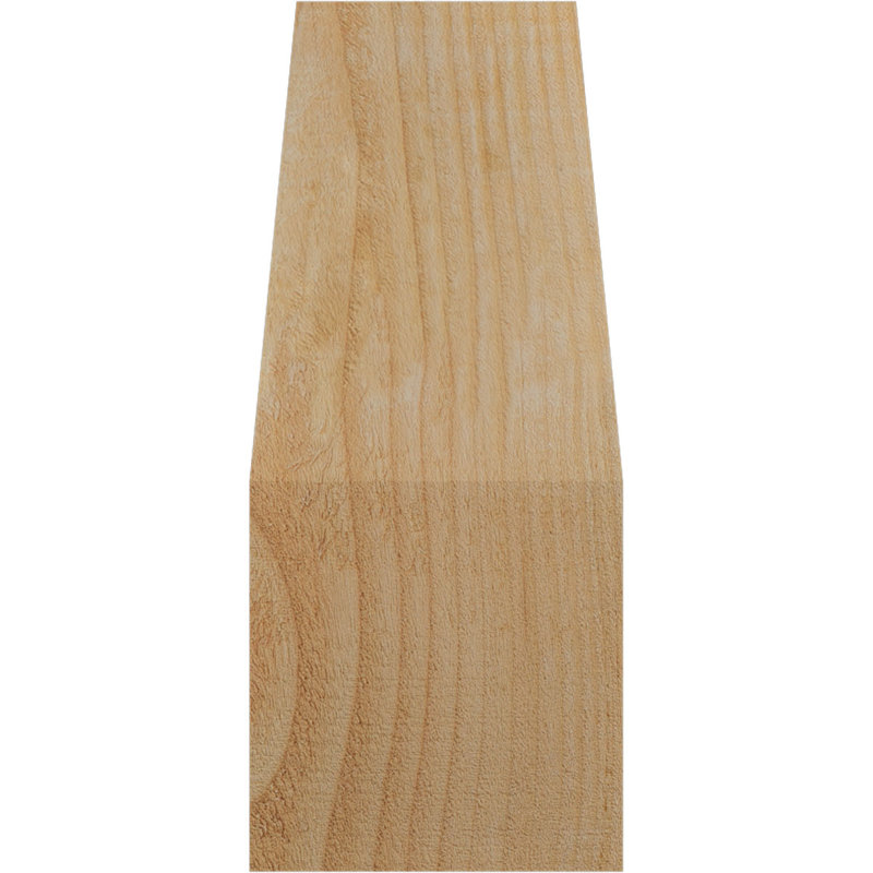Attelle impériale du genou, Sapin de Douglas, Brute, H 16 po x l 6 po x P 8 po