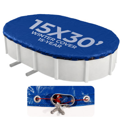 15-Year Oval Above Ground Pool Winter Cover