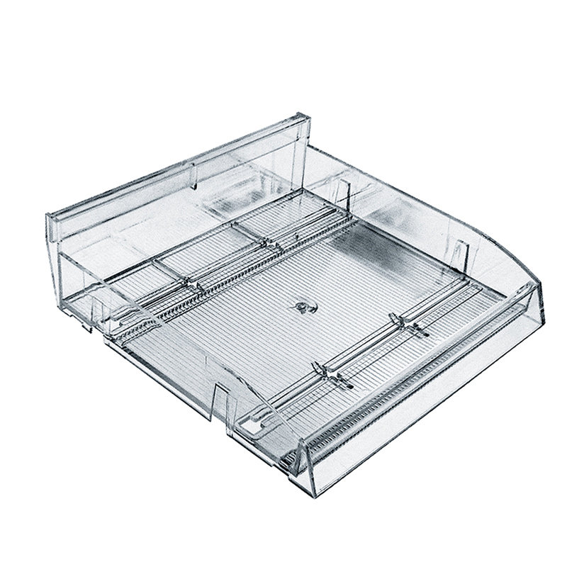 Panier à diviseur réglable réglable par gravité pour cloisons, 12 po de largeur x 12 po de profondeur, paquet de 2