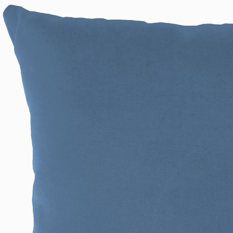 Sunbrella Outdoor Throw Pillow, Canvas Sapphire Blue
