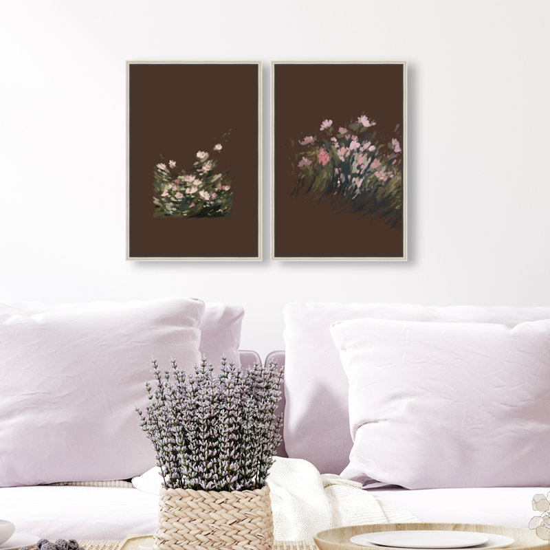 Secret Garden Set Set by Oliver Gal, 11"H x 16"W, Silver Floater Frame