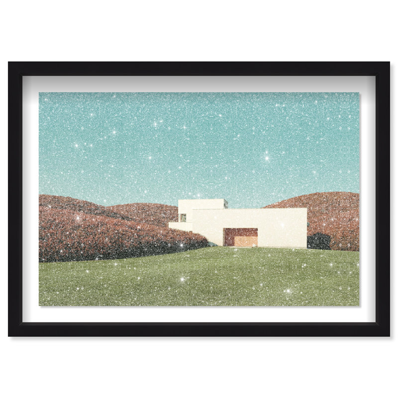 Surreal Architecture Print by Oliver Gal, 16.5"H x 11.5"W, Black Shadowbox