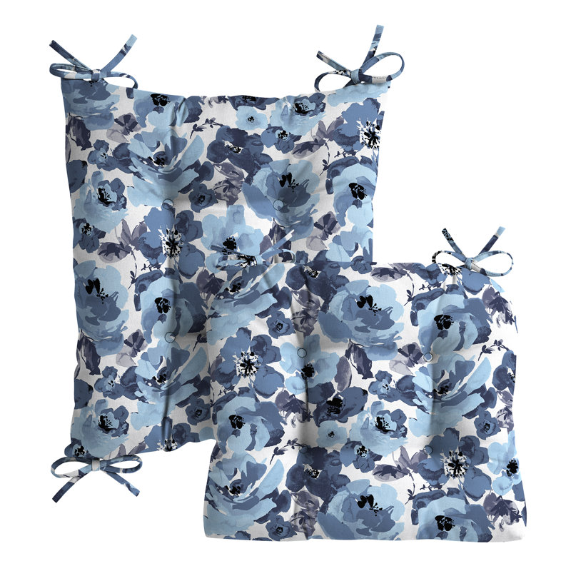 ARDEN Plush Indoor/Outdoor Rocking Chair Cushion Set, 18 x 20