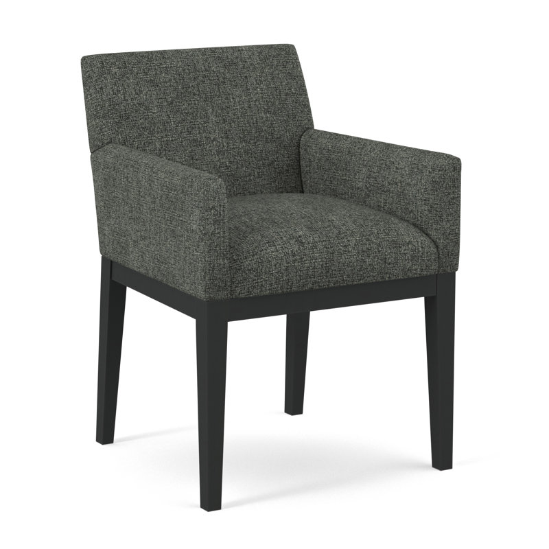 Upholstered Arm Chair, Black, 61512-87