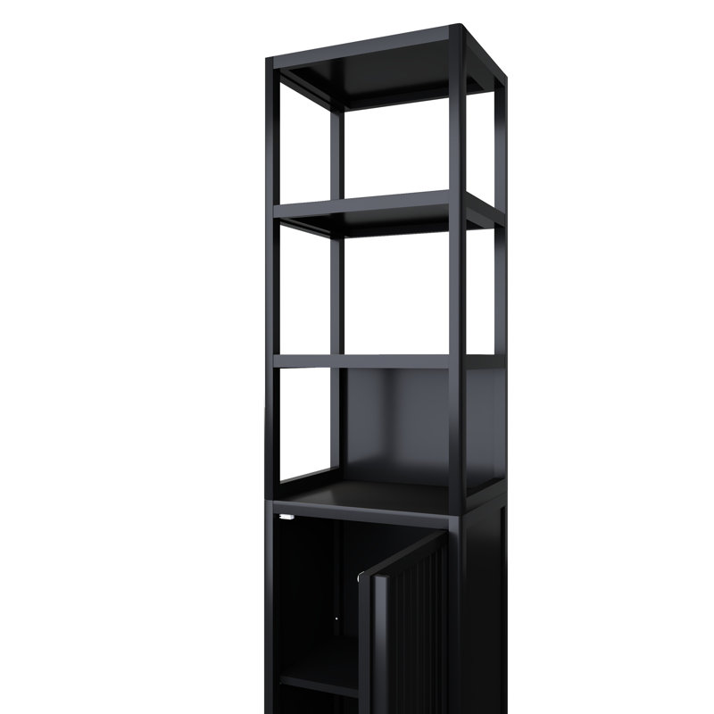 Freestanding Linen Tower Cabinet