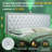 Vintage Upholstered Platform Bed Frame With Galaxy Projector, 4 Dust-Proof Storage Drawers, Nailhead Trim Adjustable Headboard, LED Bed Frame, No Box Spring Needed, Easy Assembly, Khyrell-588305368-582132385-582132396