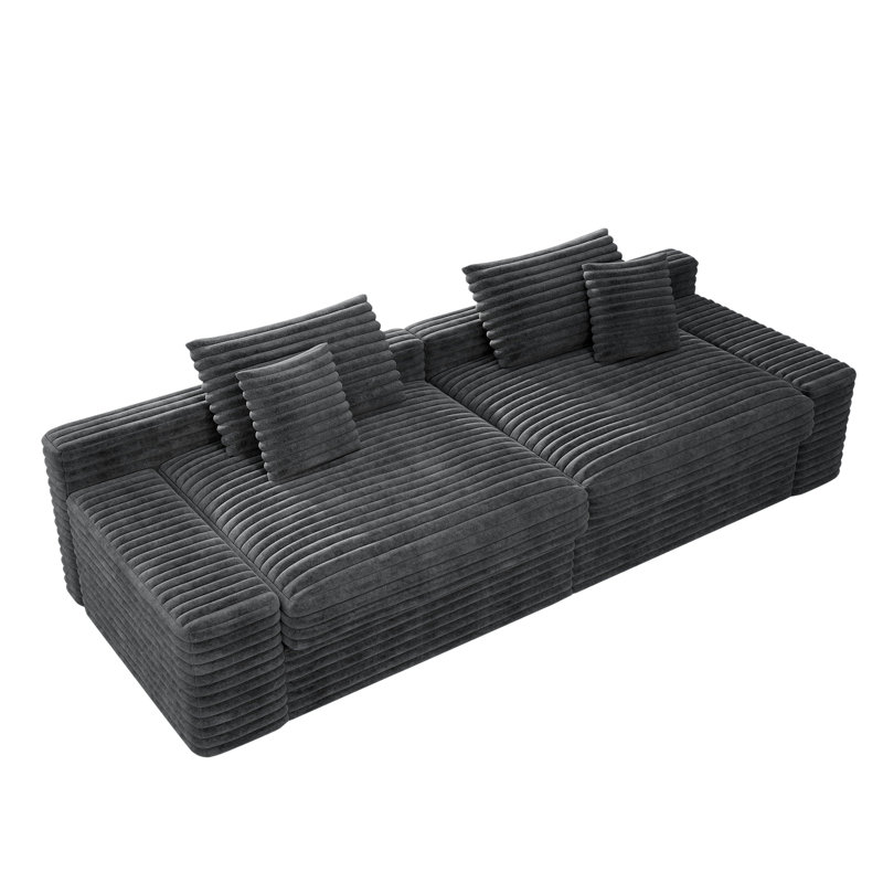 Canapé modulaire modulaire, Gris