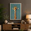 Forward Giraffe Modern - Wrapped Canvas-789191940-789191946