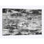 «Black and White Abstract V», reproduction sur toile-31855493