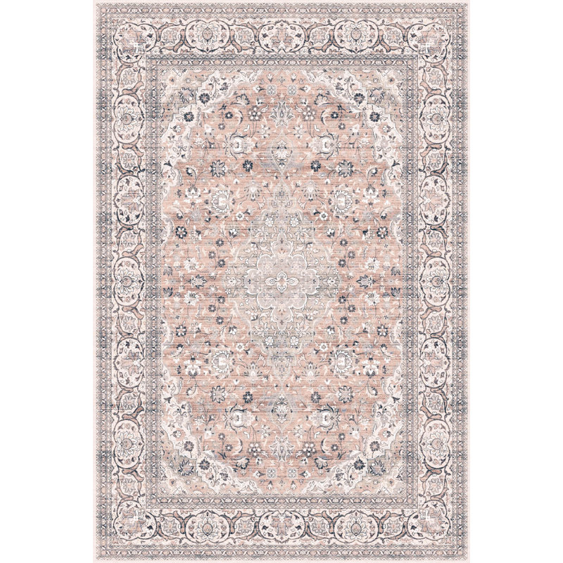 Sayce Washable Oriental Indoor Rug, Rectangle 2' x 3'