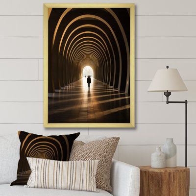Beige Tunnel Timeless Classic Passage sur toile