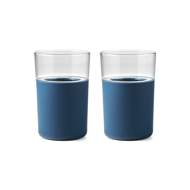 Rabbit Freezable 12 oz. Beer Glasses, Blue