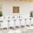 vidaXL Garden Dining Set 15 pcs Brown Polt rattan-1111229669-1111229665