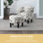 Anges Upholstered Barrel Chair with Ottoman-1942375879