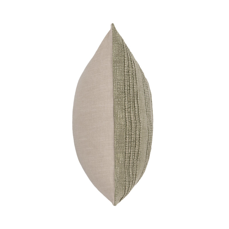 Gratitude Indoor/Outdoor Pillow Cover & Insert, Sage, Square 22"
