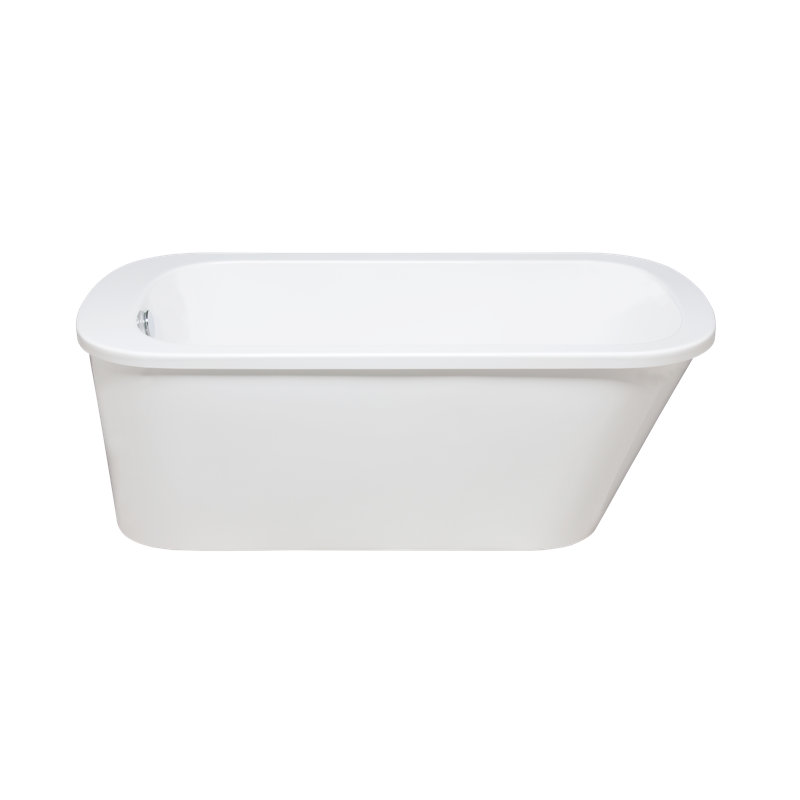Portstewart 60" x 32" Freestanding Soaking Acrylic Bathtub, White