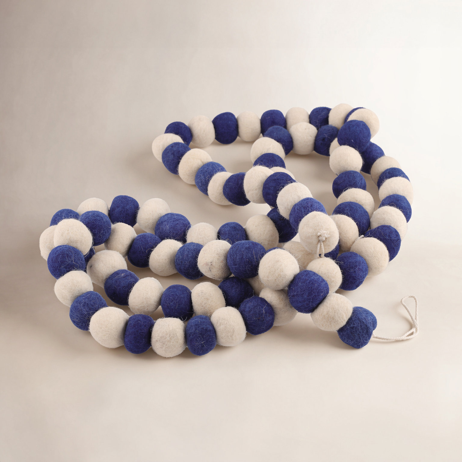 The Holiday Aisle® Lavrenti Wool Felt Garland, Multi