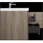 Meuble-lavabo mural moderne avec lavabo en résine, tiroirs à fermeture en douceur et finition gris cendré pour un rangement efficace et un attrait esthétique-2104651150-2104651148