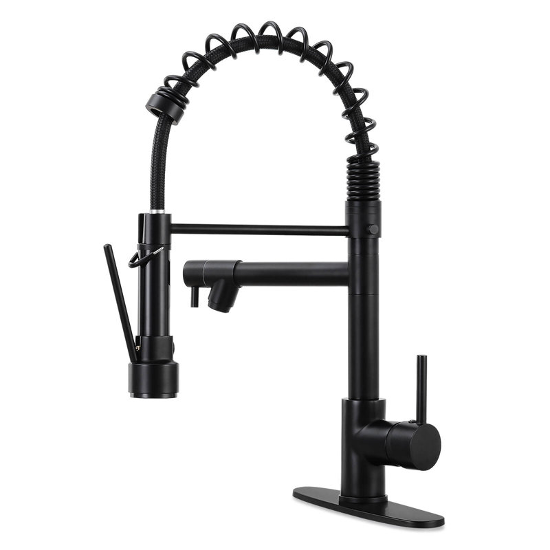 HGN Kitchen Faucet, Matte Black