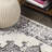 Lauri Inigo Cottage Medallion Dark Gray/Cream Rug-692466045