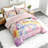 Magical Unicorn Comforter Set, Whimsical Bedding Set with 2 Pillow Cases, Soft and Machine Washable Bedding, All Seasons Comforter for Room Decor-123021292