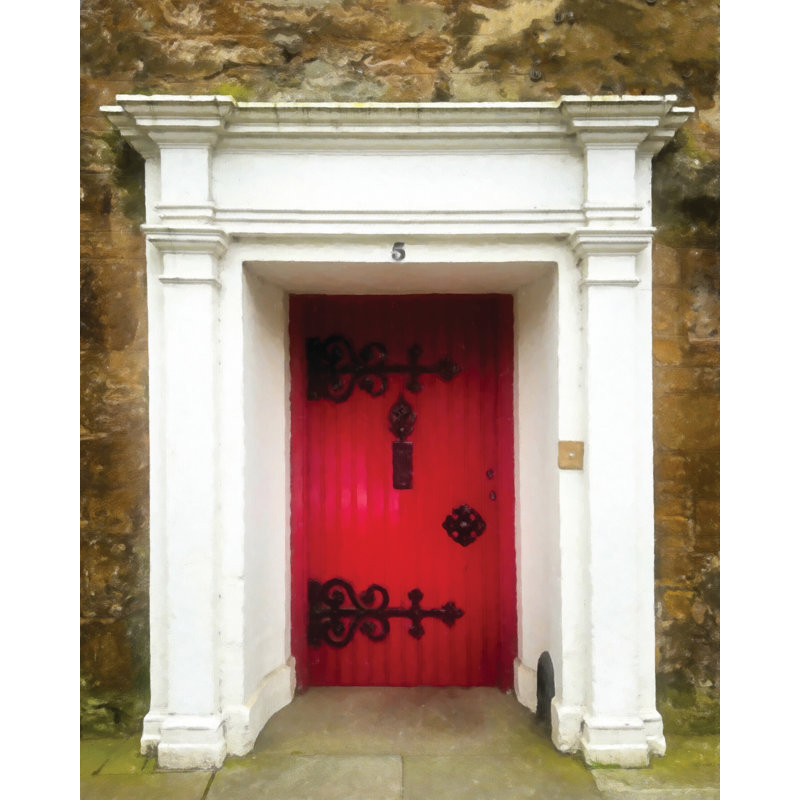 Red Door in Fife 16x20