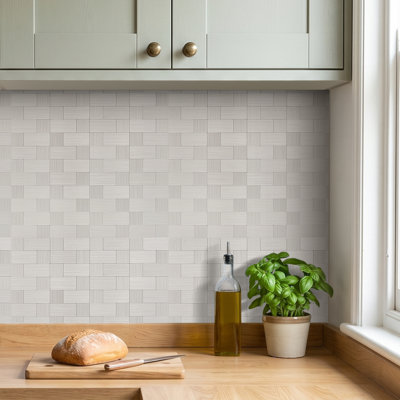 10Pcs Self-Adhesive Wall Tile Stickers