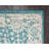 Tapis turquoise / gris Kalf