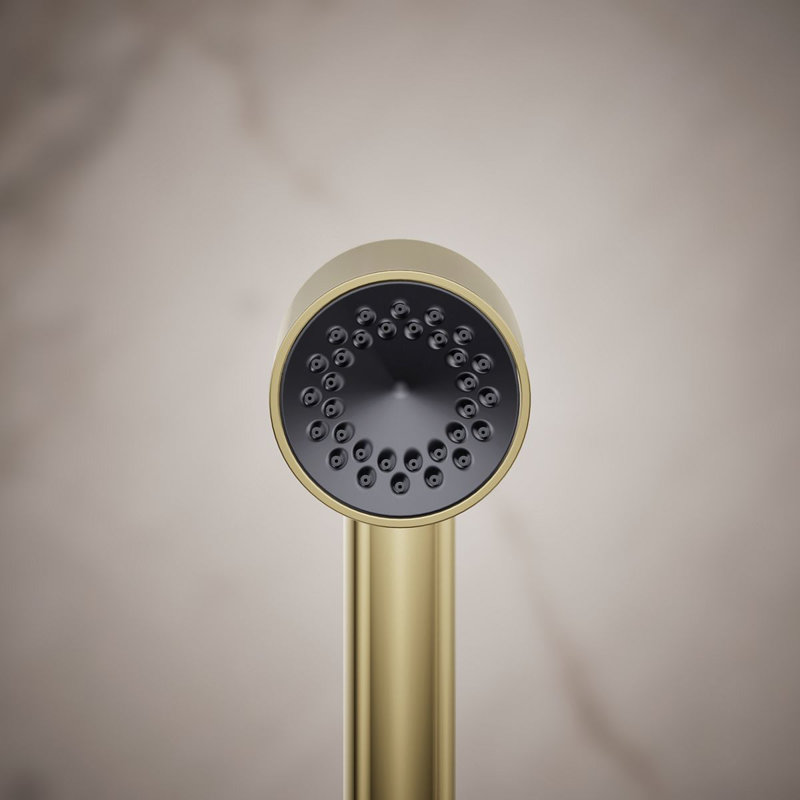 Statement Single-Function Iconic Handshower, Vibrant French Gold, 2.5 GPM