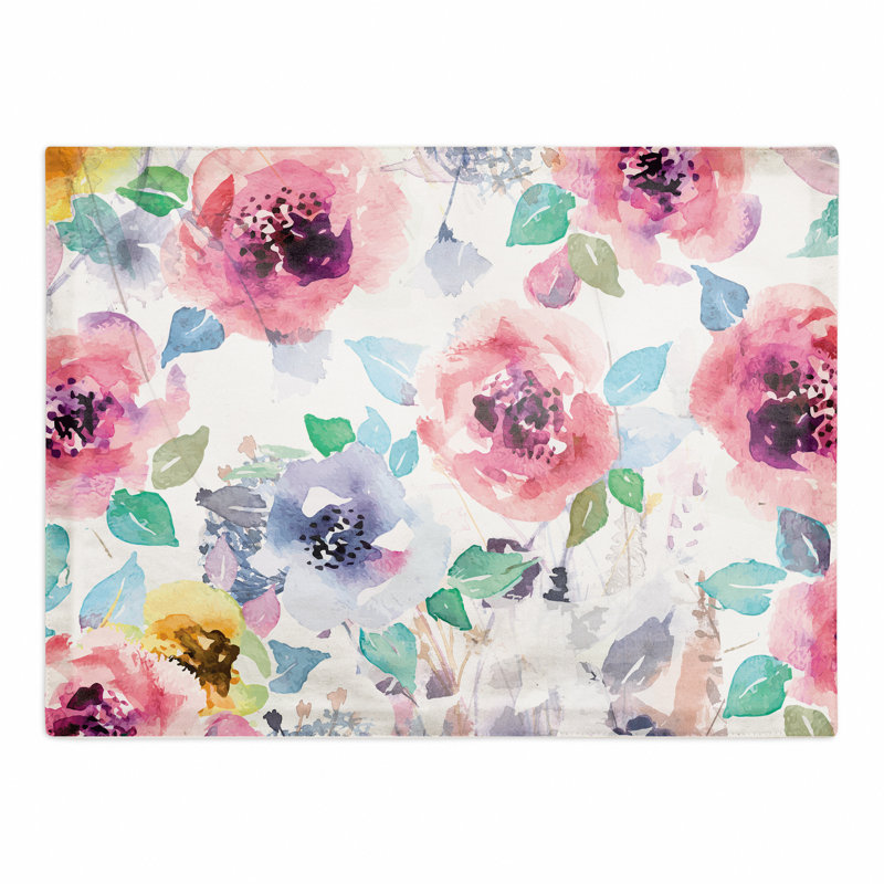 Darabont Polyester Floral Rectangle Placemat