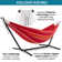 Emmaline Double Hammock with Stand
