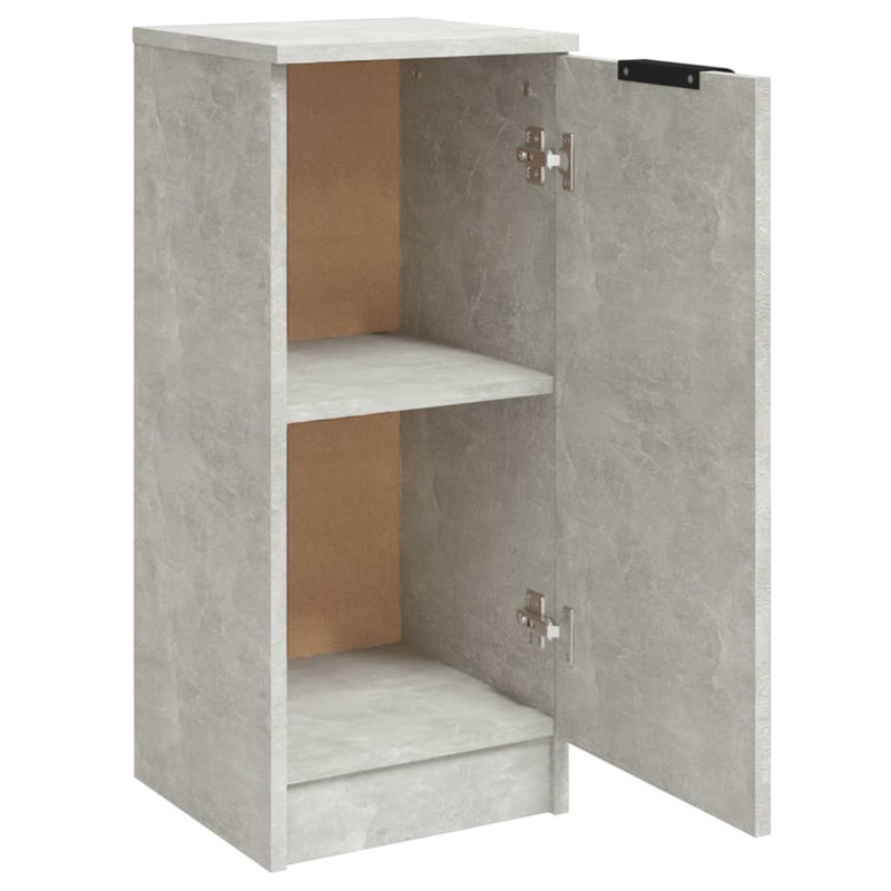 1 - Door Rectangle Accent Cabinet, Concrete Grey